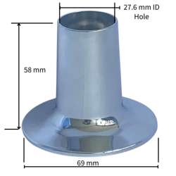 FGZ0006 Shower Escutcheon, Zinc material